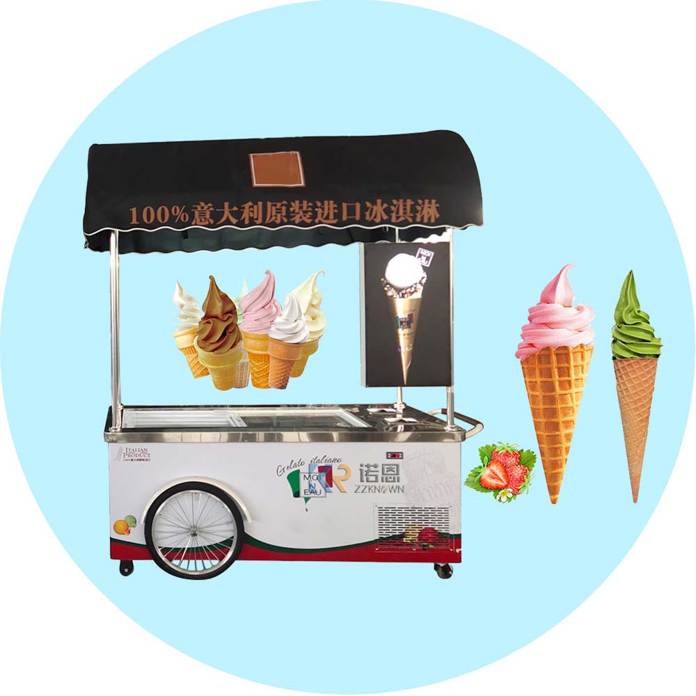 2024 Motorized Mobile Electrico Fryer Cart Bus Cargo Coffee Fast Food Van Car For Sale Ice Cream Truck