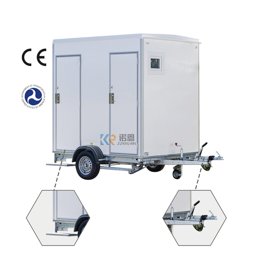 2023 Luxury Restroom Toilets With Shower Outdoor Bathroom Trailer Toilet Mobile Portable Toilet Or Trailer For Customized