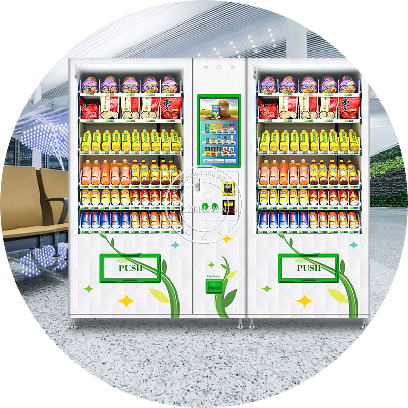 2024 Italian Mini Freezers Sale Digital Serve Food Snack Drink Vending Machine Mobile Automated Food Snack Drink Vending Machine