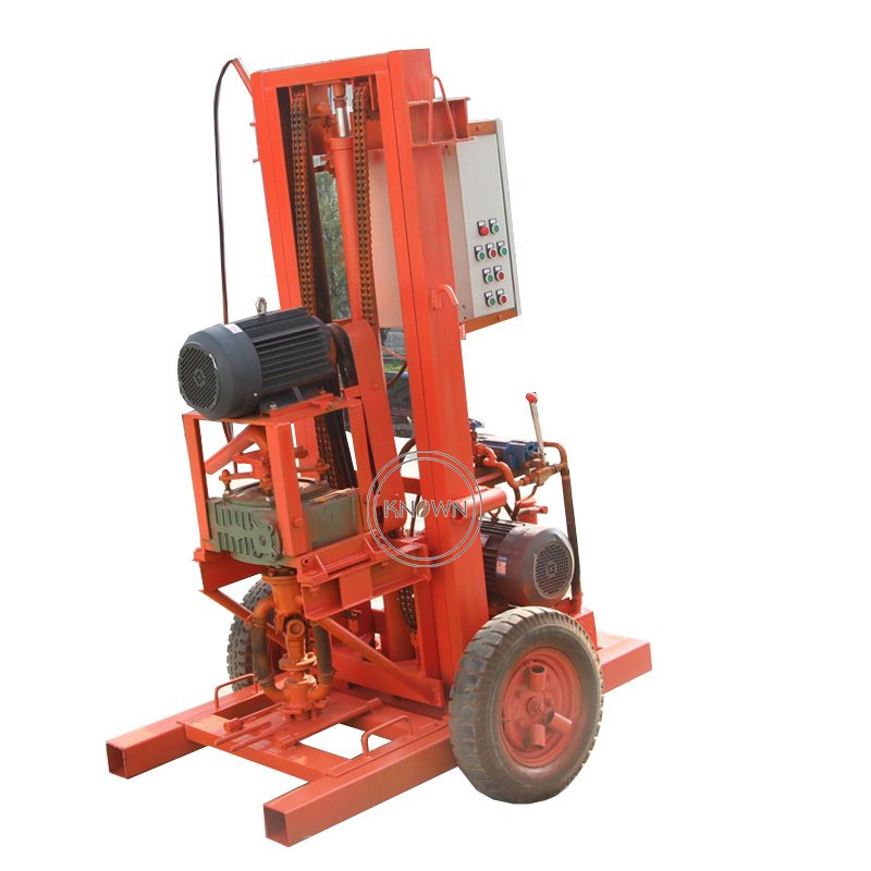 2023 Hot Sale Large Caliber Soil Water Well Drilling Rig 30 Meters Per Hour Electric Portable Hydraulic