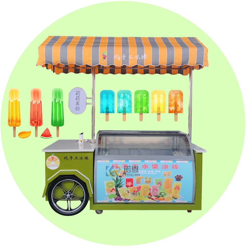 Coffee Tricycle 3 Wheel Ice Cream Food Cart With CE Certification Mobile Pancake Food Vending Van