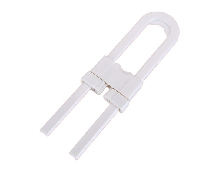 Anti Open Baby U Shaped Drawer Childproof Latches Safety Lock U-shaped Proofing Drawers Safety Child Locks For Cupboard Cabinet