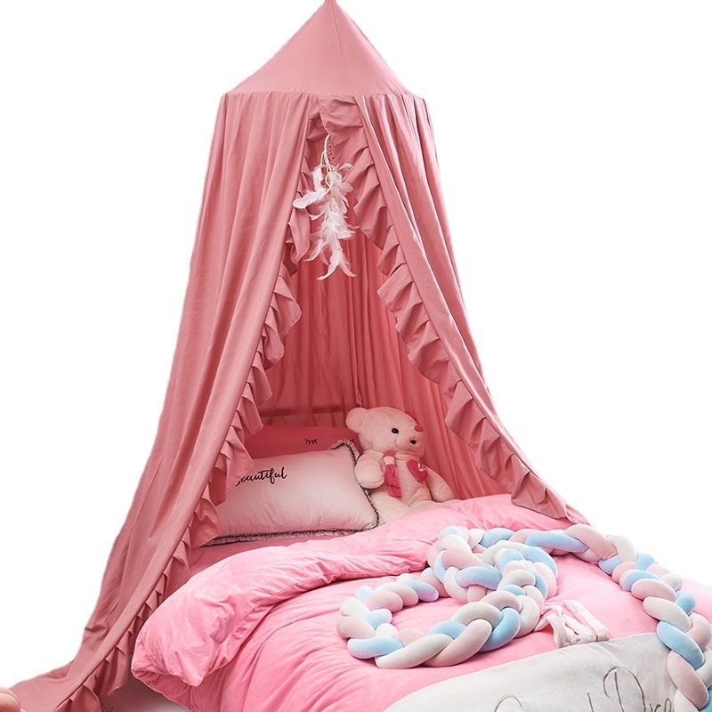 Large Size Curtain Infant Baby Dome Bed Mosquito Net Home Nursery Decor Baby Princess Canopy Crib Netting