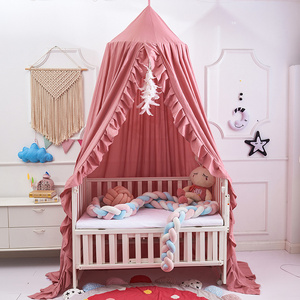 Large Size Curtain Infant Baby Dome Bed Mosquito Net Home Nursery Decor Baby Princess Canopy Crib Netting