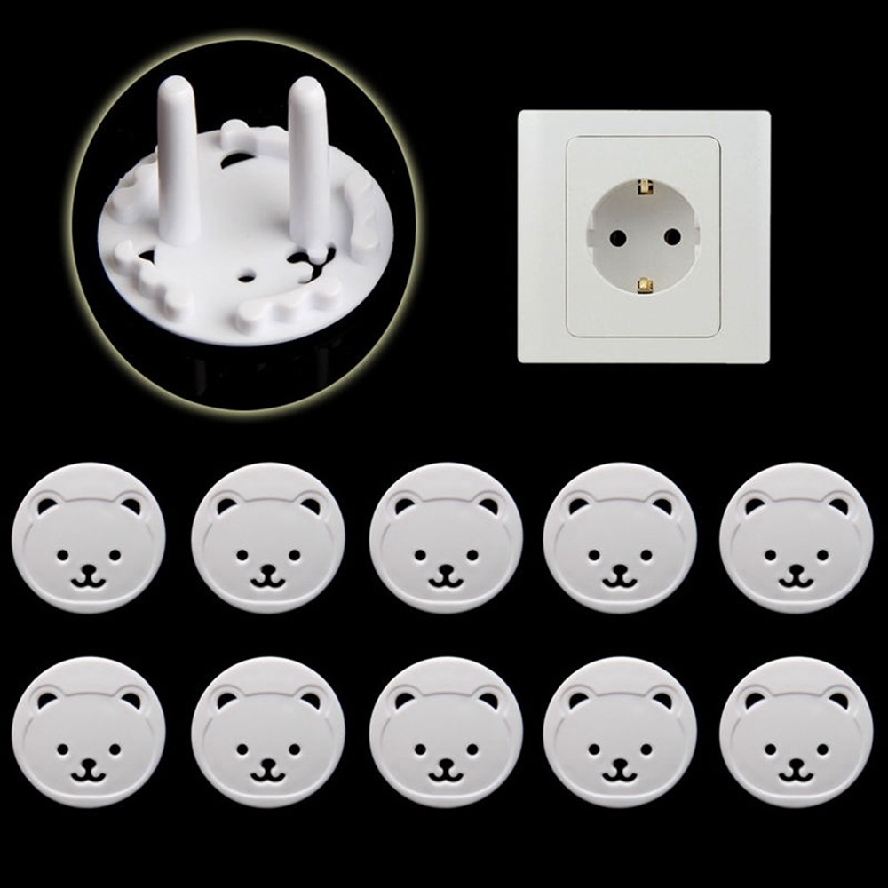 EU Standard Baby Proof Wall Socket Cover For Children Security Child Electric Socket Outlet