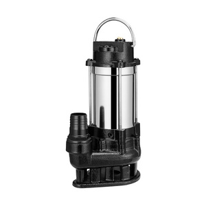 V550Q V Series 0.55KW 0.75HP Open Impeller Stainless Steel Submersible Pump For Irrigation With Thermal Protector Switch Float