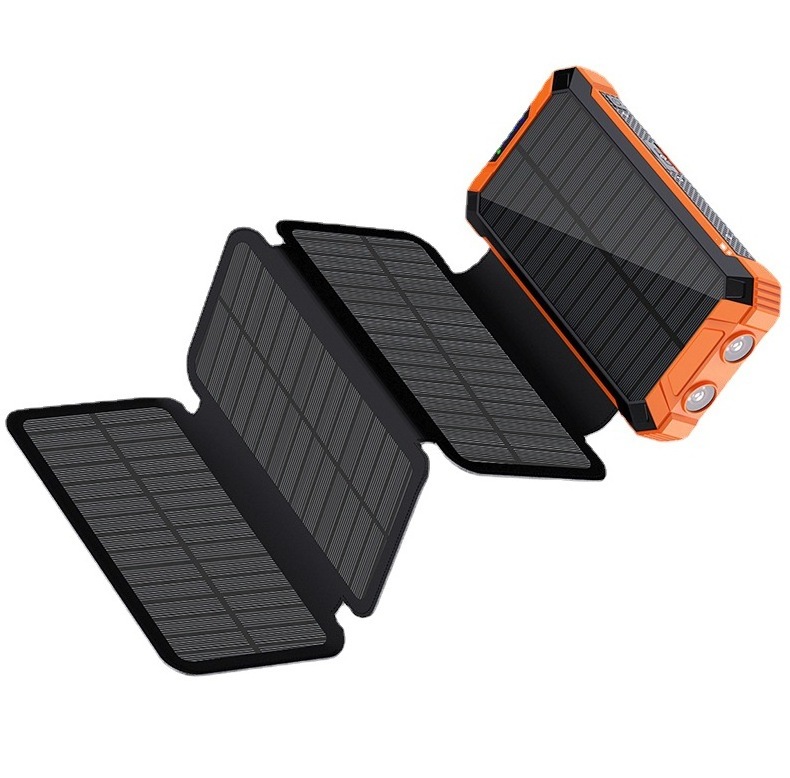 Factory Outlet 36000mAh Portable Solar Phone Battery Solar Charger Power Bank Fast Charging