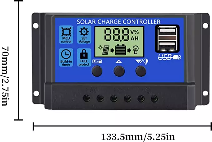 Wholesale 12V 24V 48V 10A 20A 30A 40A 50A 60A pwm solar charge controller