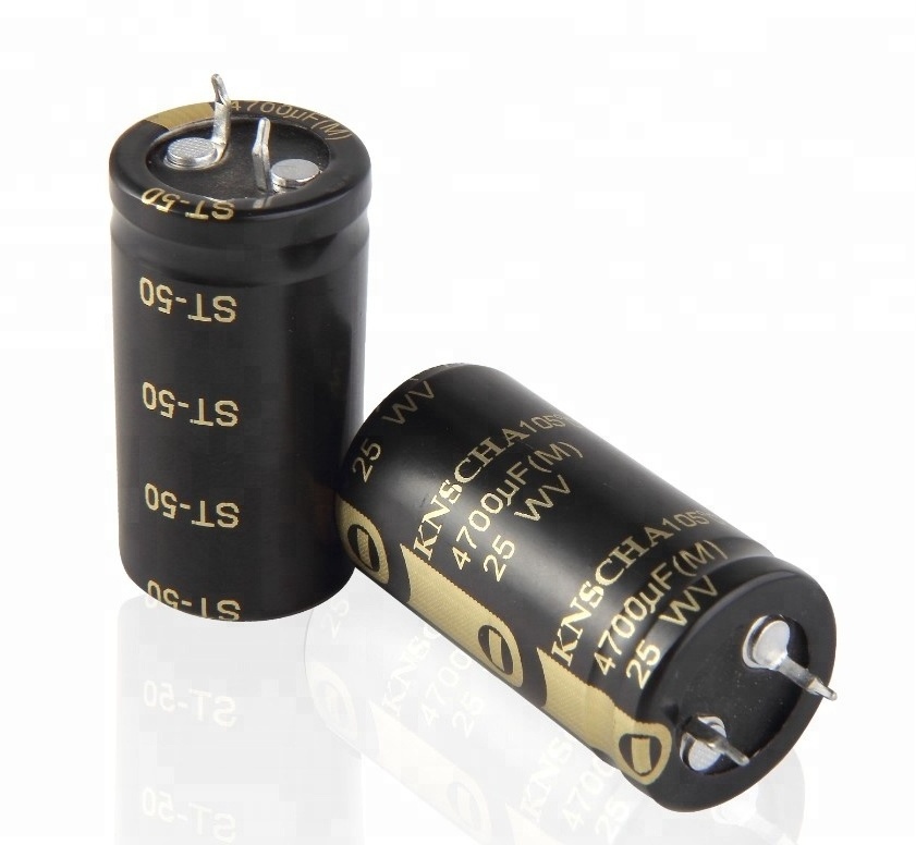 KNSCHA Snap in  Aluminum Electrolytic Capacitors used for Sound Systems Equipments