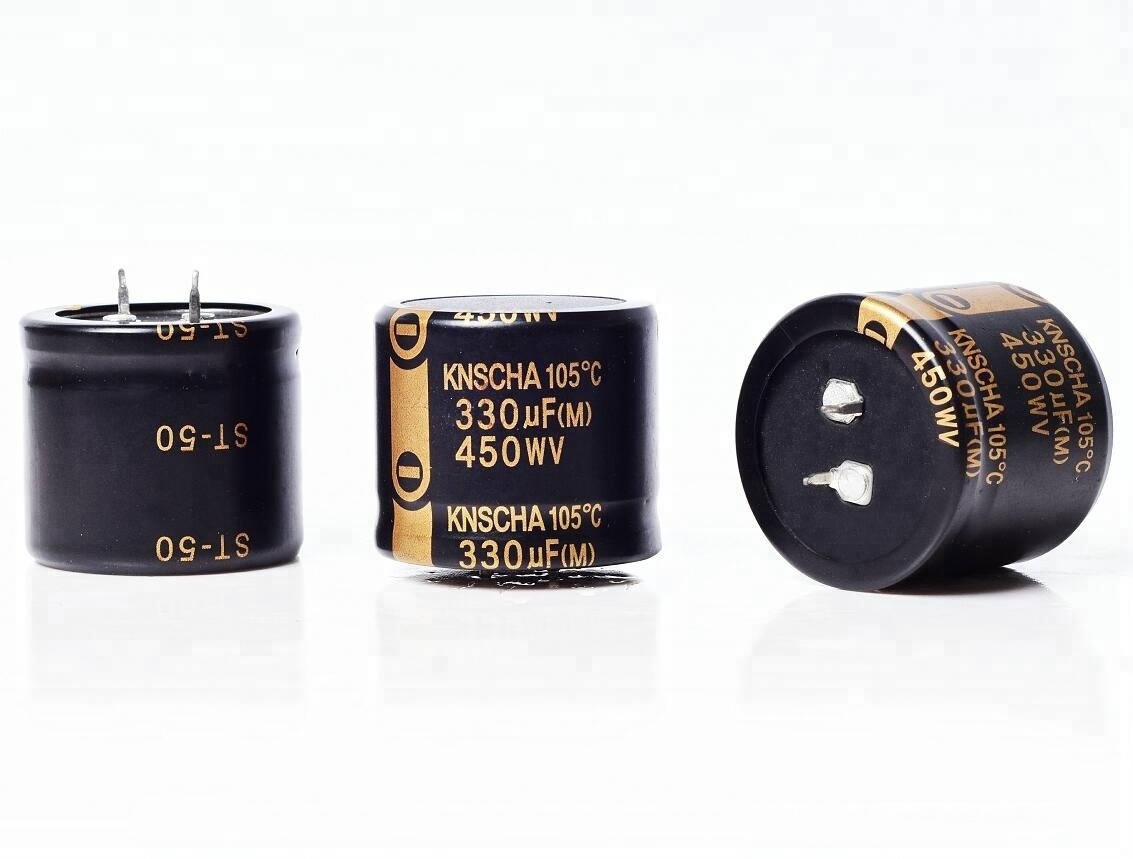 KNSCHA Snap in  Aluminum Electrolytic Capacitors used for Sound Systems Equipments