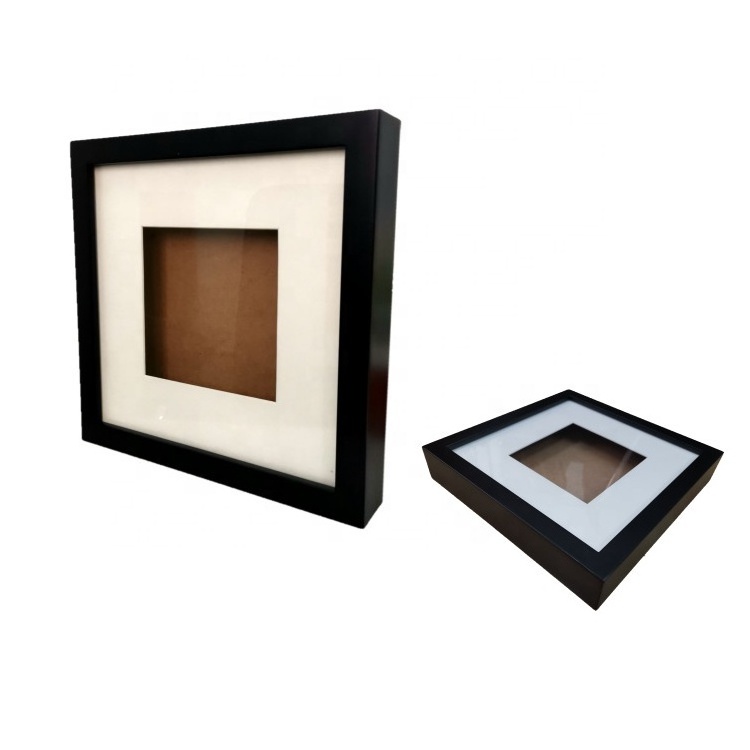 OEM ODM Various size box shadow frame photo picture shadow box frames bulk 3d box photo frames