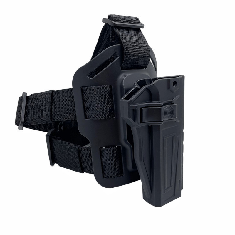 colt 1911 gun Holster with Drop leg platform attachment