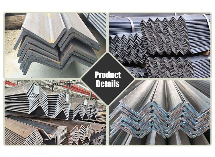 China supplier thick 5.0mm ASTM A36 section 40*40mm Q235 Q345 Ms Angles Size Carbon Steel Angel Bar price per kg