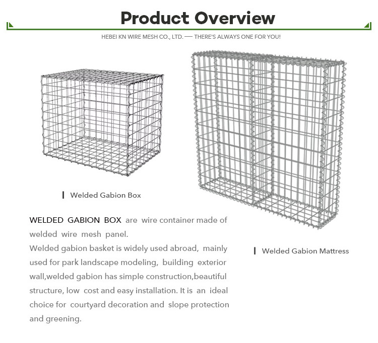 High quality Welded Gabion Retaining Wall Rock stone cage Gabion Box  in Philippines