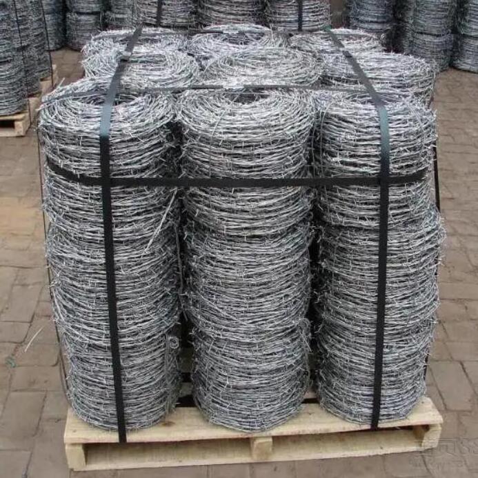 Barbed iron wire fabric Price meter barbed wire roll galvanized cheap barbed wire price in egypt