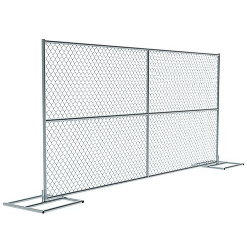 Galvanized 6x12 chainlink temporary fence panels