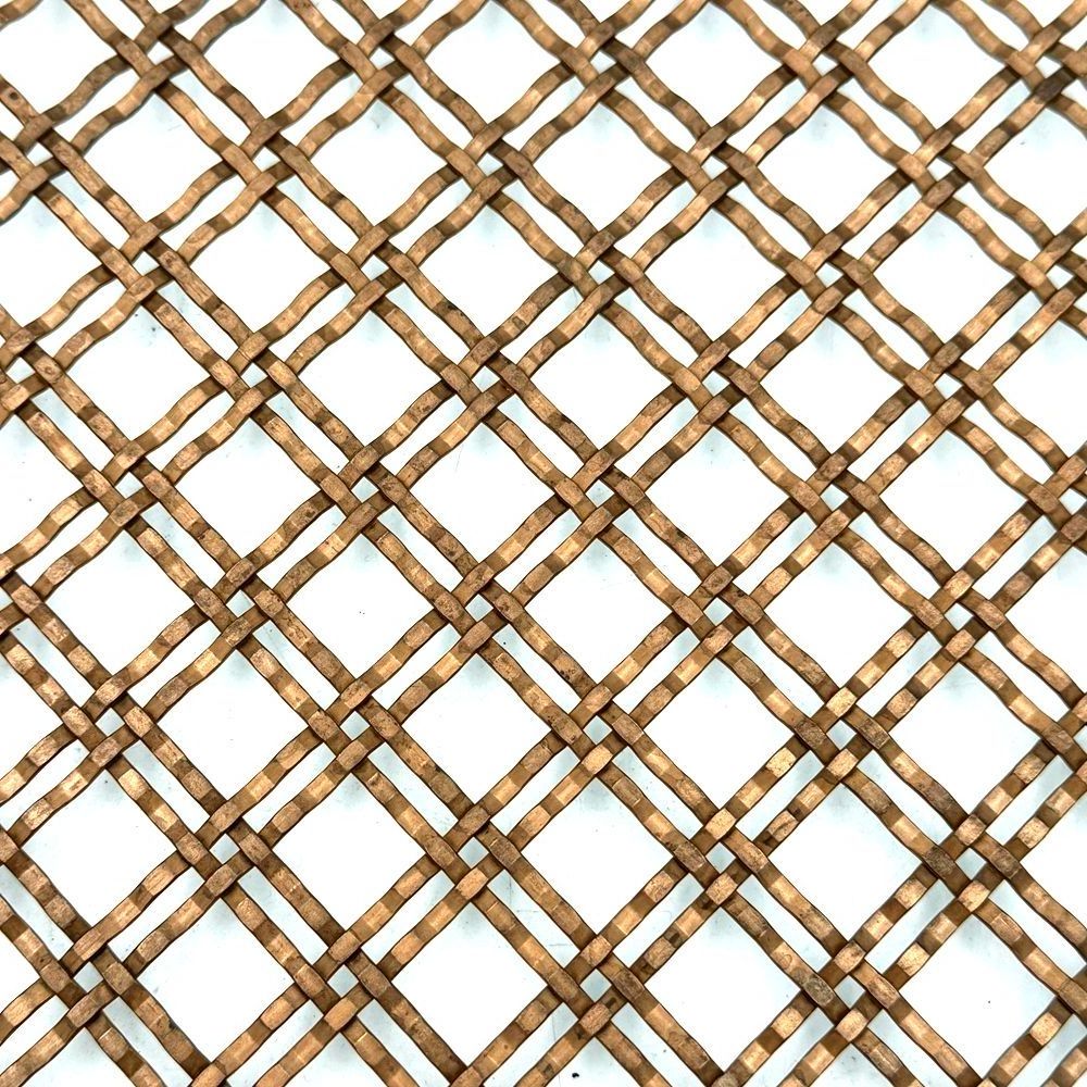 304 Stainless Steel Brass Expand Decorative Wire Mesh for Crafts Furniture Cabinets