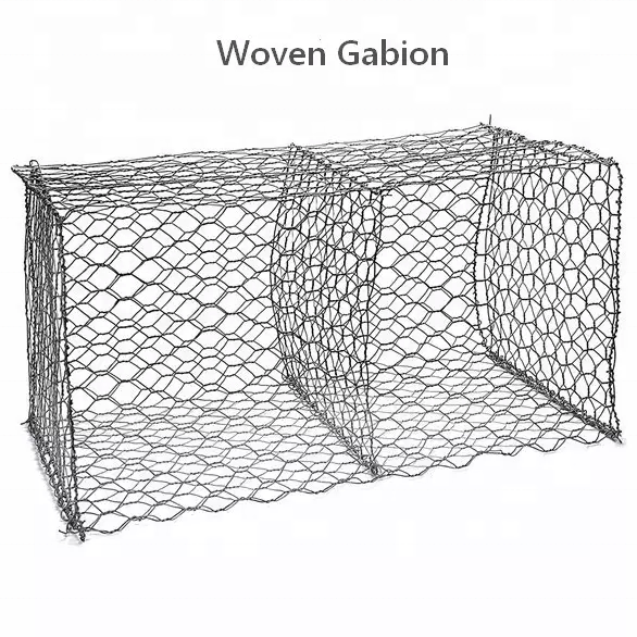 galvanized hexagonal wire mesh netting pvc coated gabion stone filled gabion basket in Philippines