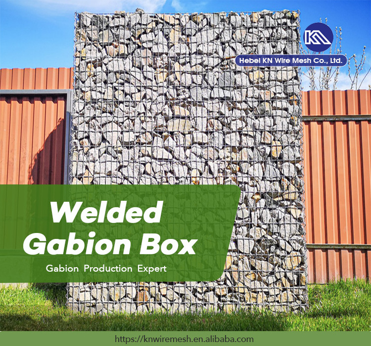 2x1x0.3 m High Quality Welded Gabion Baskets Mesh Gabion Box For Gabion Retaining Wall