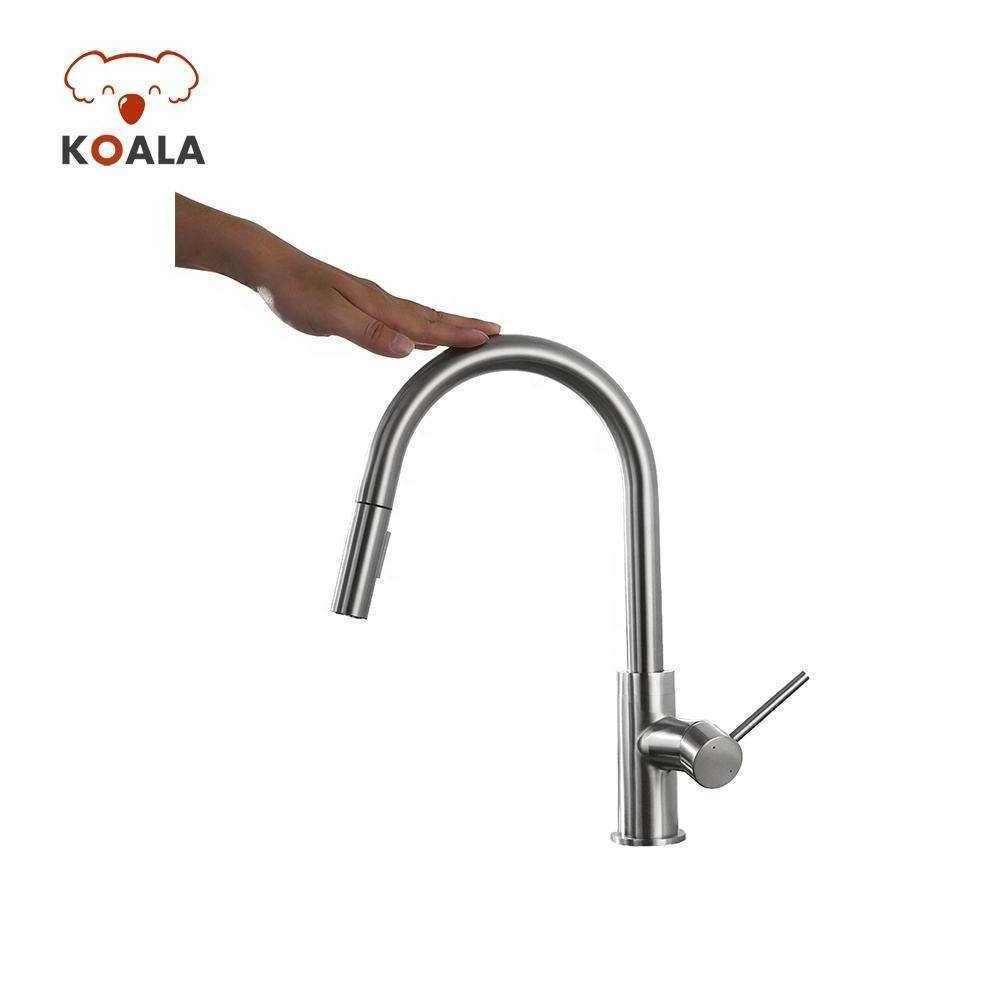 UPC Kitchen Pull Down Aqua Basin Sensitive Infrared Sensor Clever Electric Touch Faucet