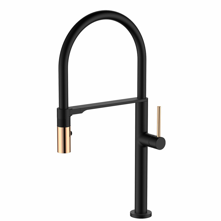 Solid Brass Black Industrial Camper Laundry Utility Rv Wet Bar Kitchen Faucet With Magnet