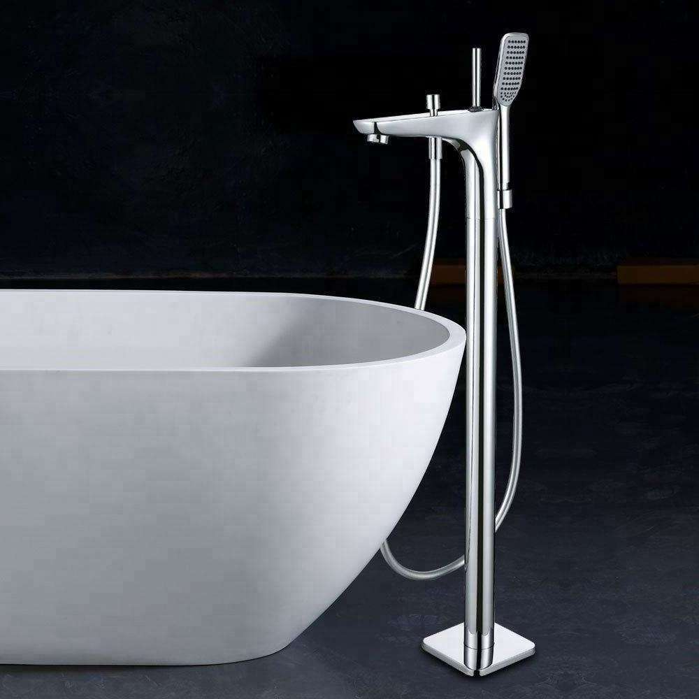 New hotel project washroom shower room Bathroom Products Free Standing Bathtub tub Shower Faucet