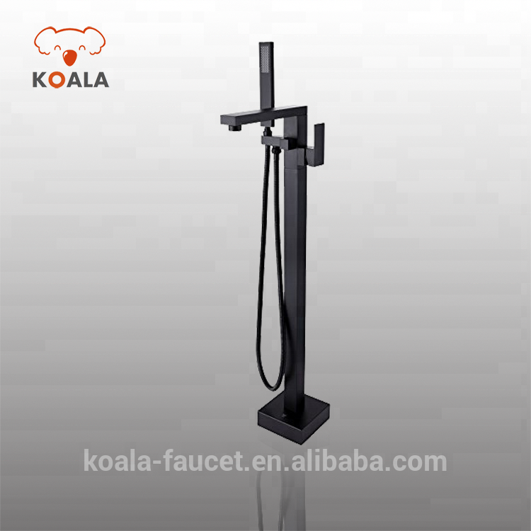 Floor Stand Tub Shower Mixer Freestanding Bathtub Faucet