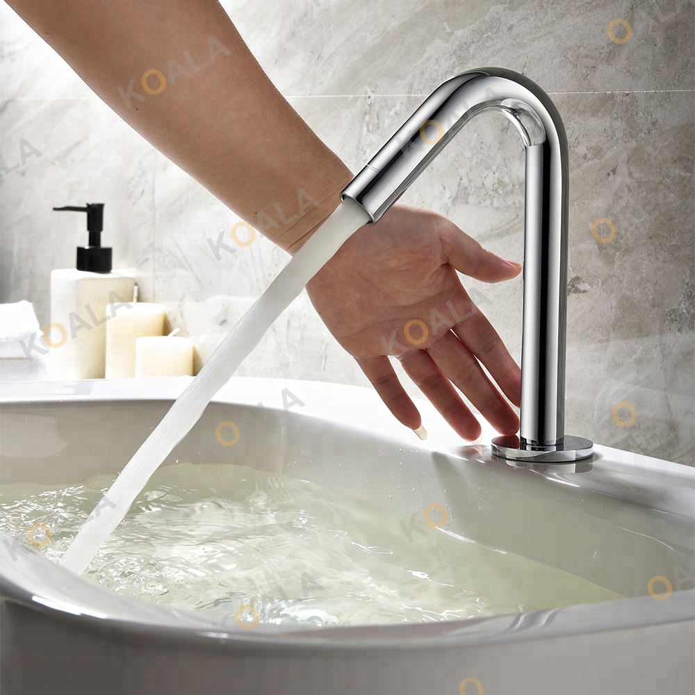 Electronic Touch Automatic Sensor Bathroom Kitchen Water Faucet