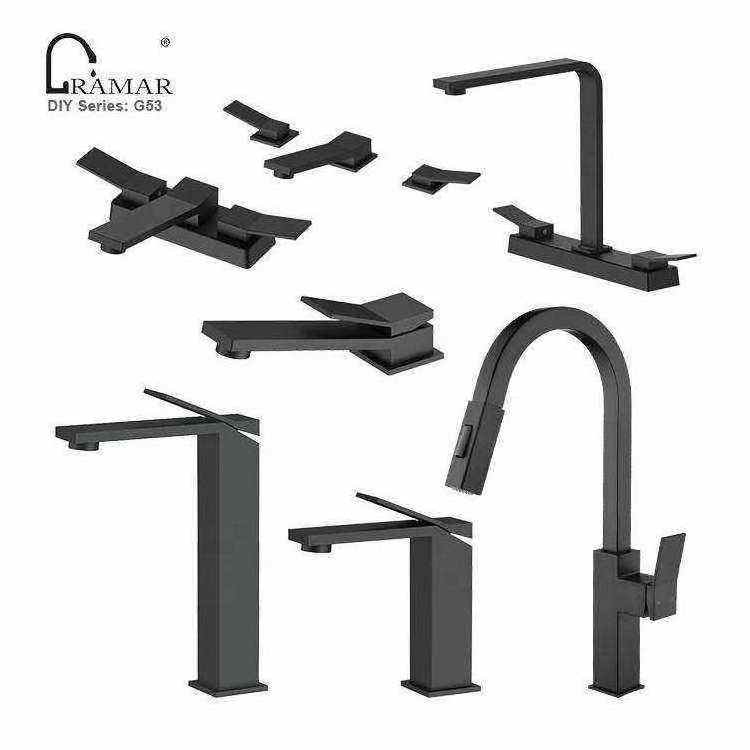 cUPC Two Handle 4 inch Blackened faucet for Project