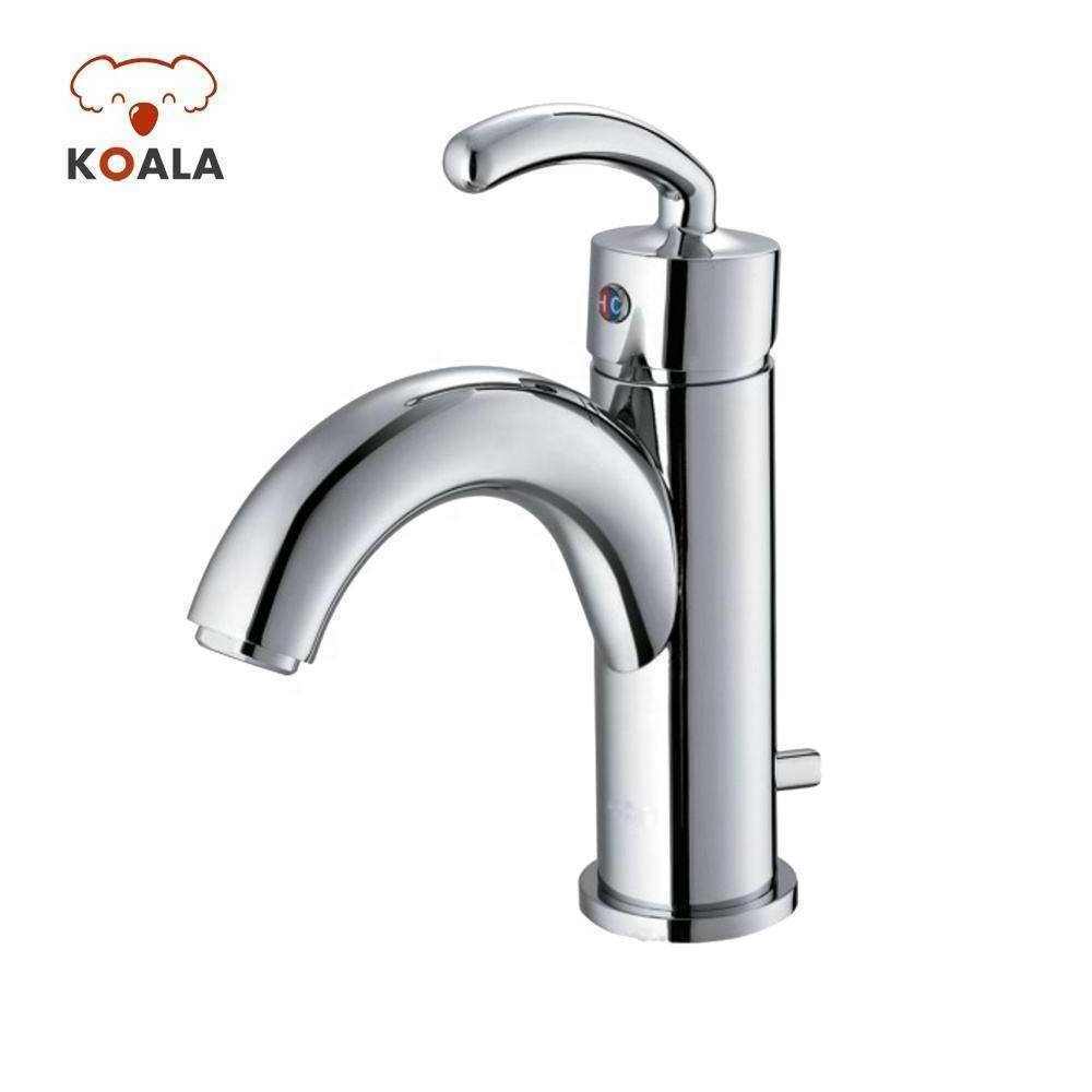 Italian Old Unique Single Lever Bronze Brushed Nickel Brass Bathroom Faucet