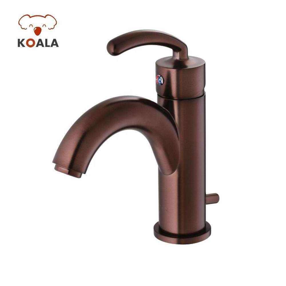 Italian Old Unique Single Lever Bronze Brushed Nickel Brass Bathroom Faucet