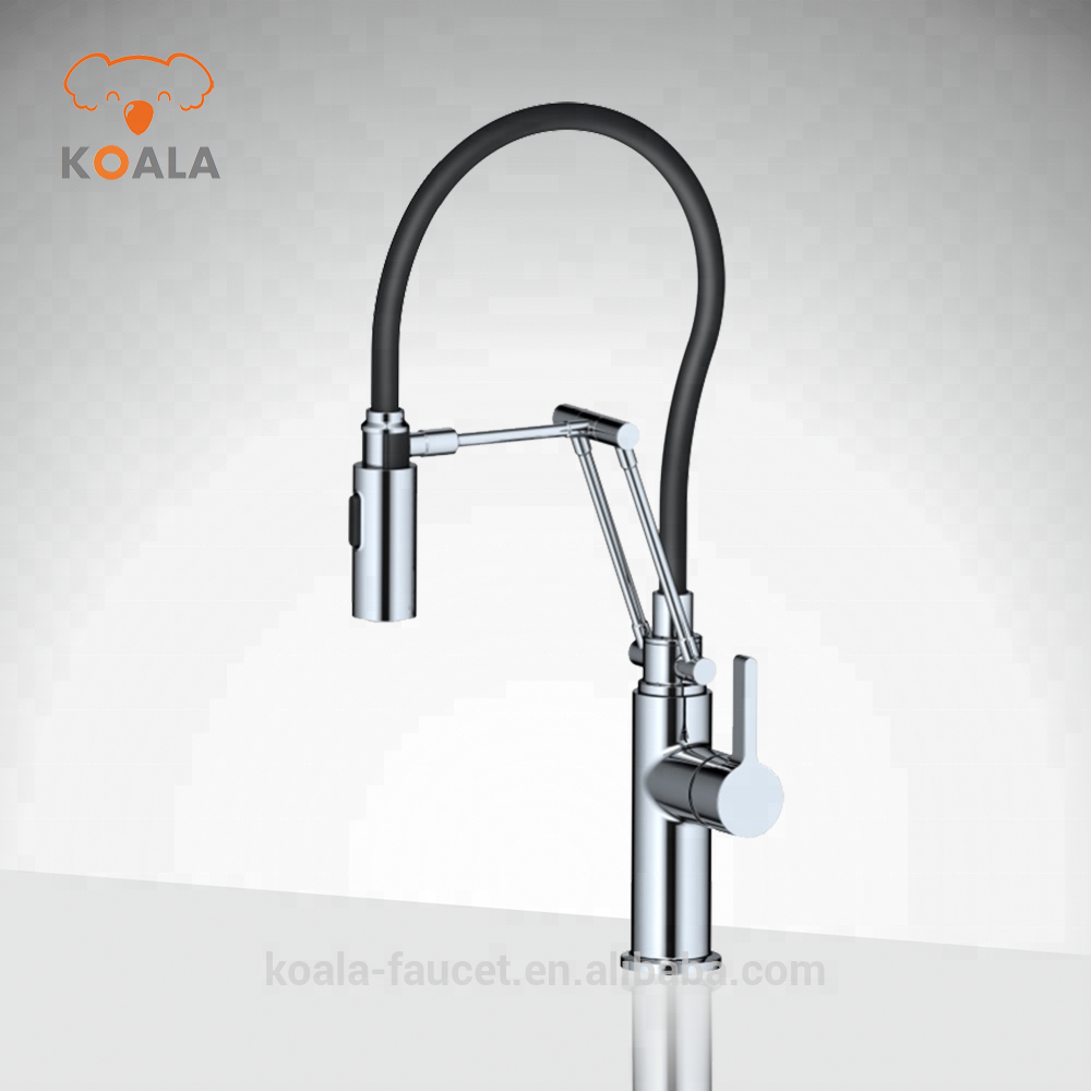 China Factory Colorful Flexible Hose Swan Neck 2-way Water Tap For Kitchen