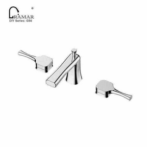 cUPC NSF Luxury 3 Hole Bathroom Widespread Basin Faucet for Hotel