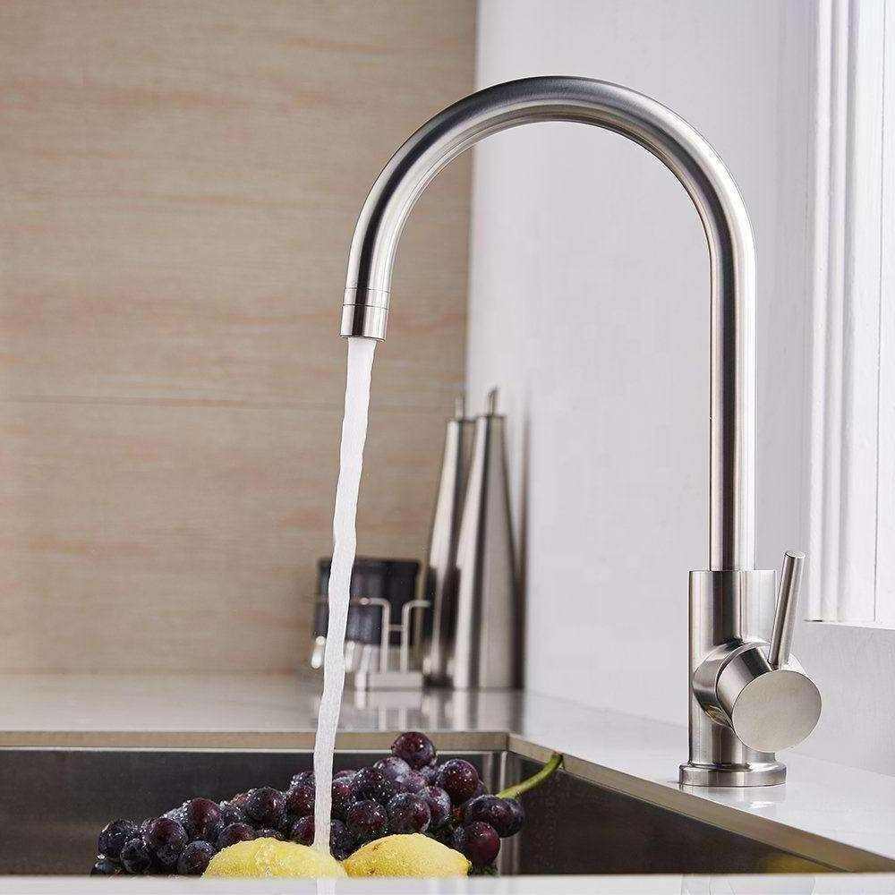 UPC Manufacturer Solid Brass Dual Way Signal Handle Kitchen Faucet