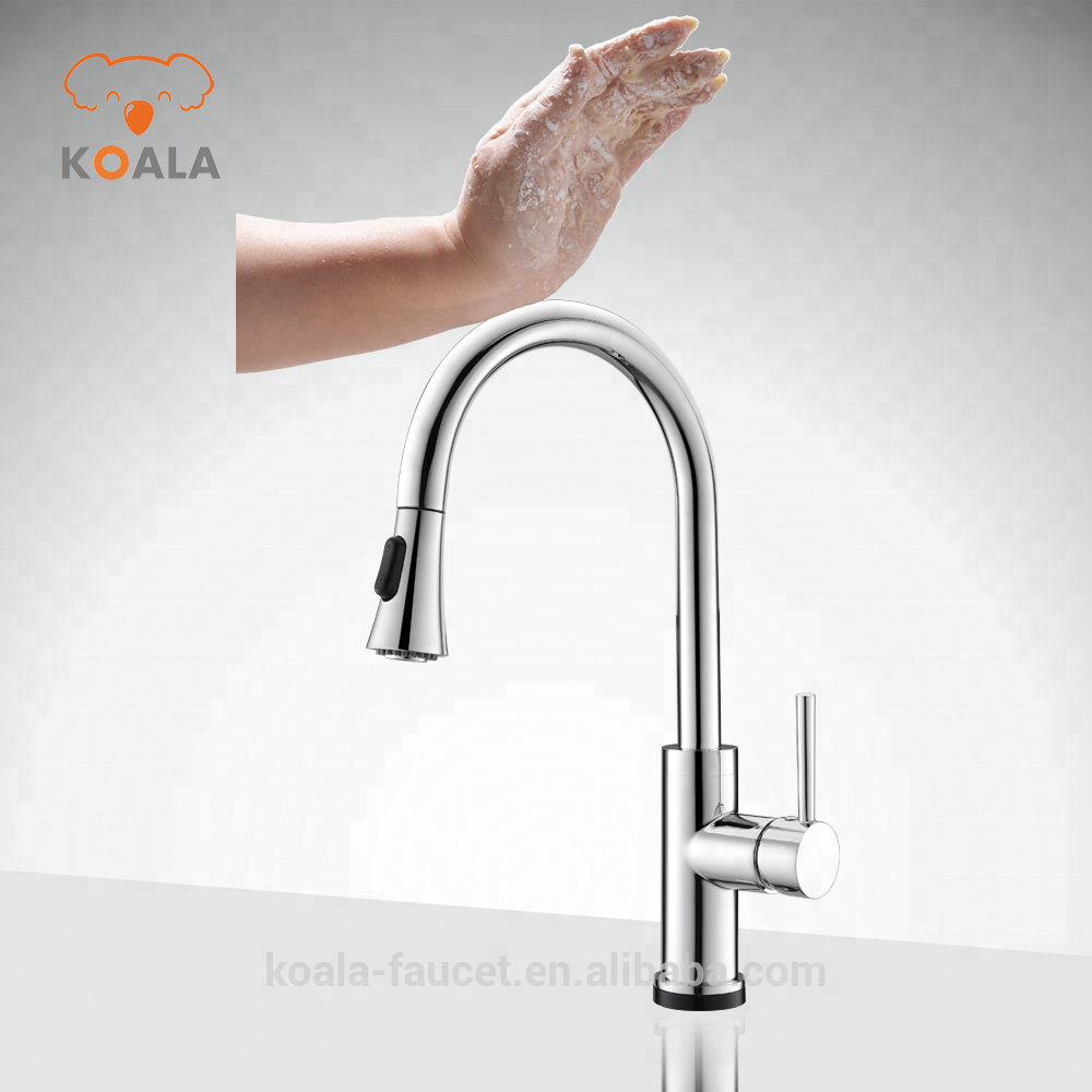 China Electronic Automatic Sensor Kitchen Europe Kichen Mixed Aqua Hand Touch Faucet