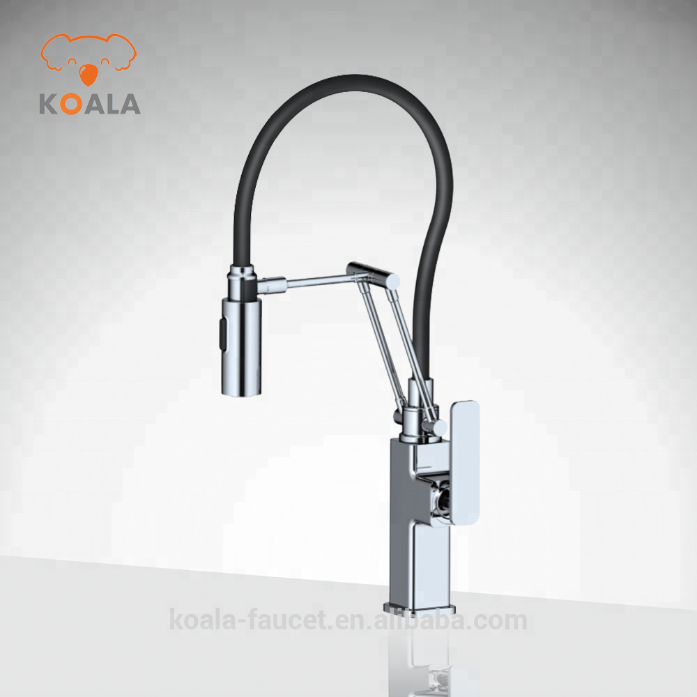 China Factory Colorful Flexible Hose Swan Neck 2-way Water Tap For Kitchen