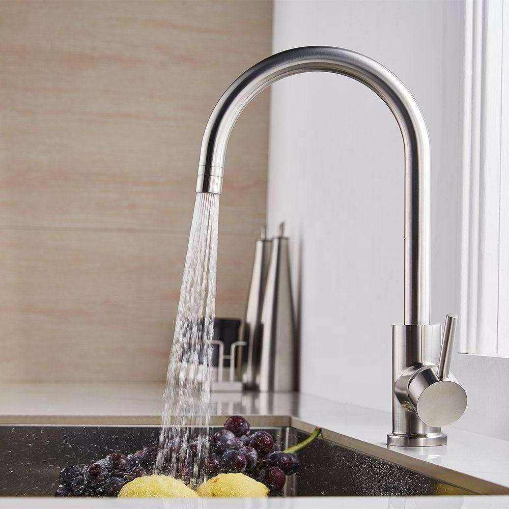 UPC Manufacturer Solid Brass Dual Way Signal Handle Kitchen Faucet