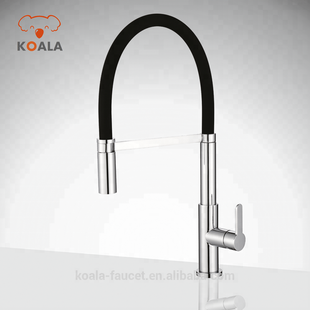 China Factory Colorful Flexible Hose Swan Neck 2-way Water Tap For Kitchen