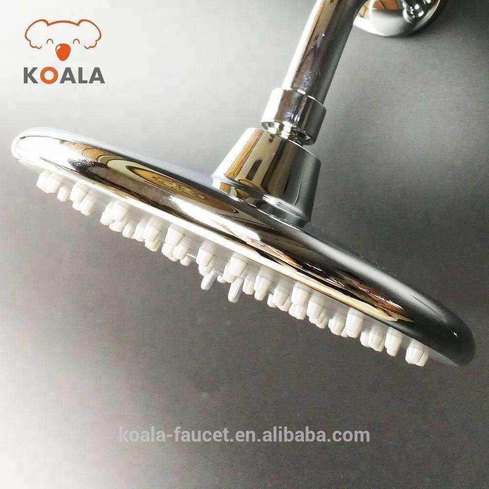 Luxury Cupc Plastic Chrome Recessed Fixed Showerhead Low Ceiling Mounted European Shower Head