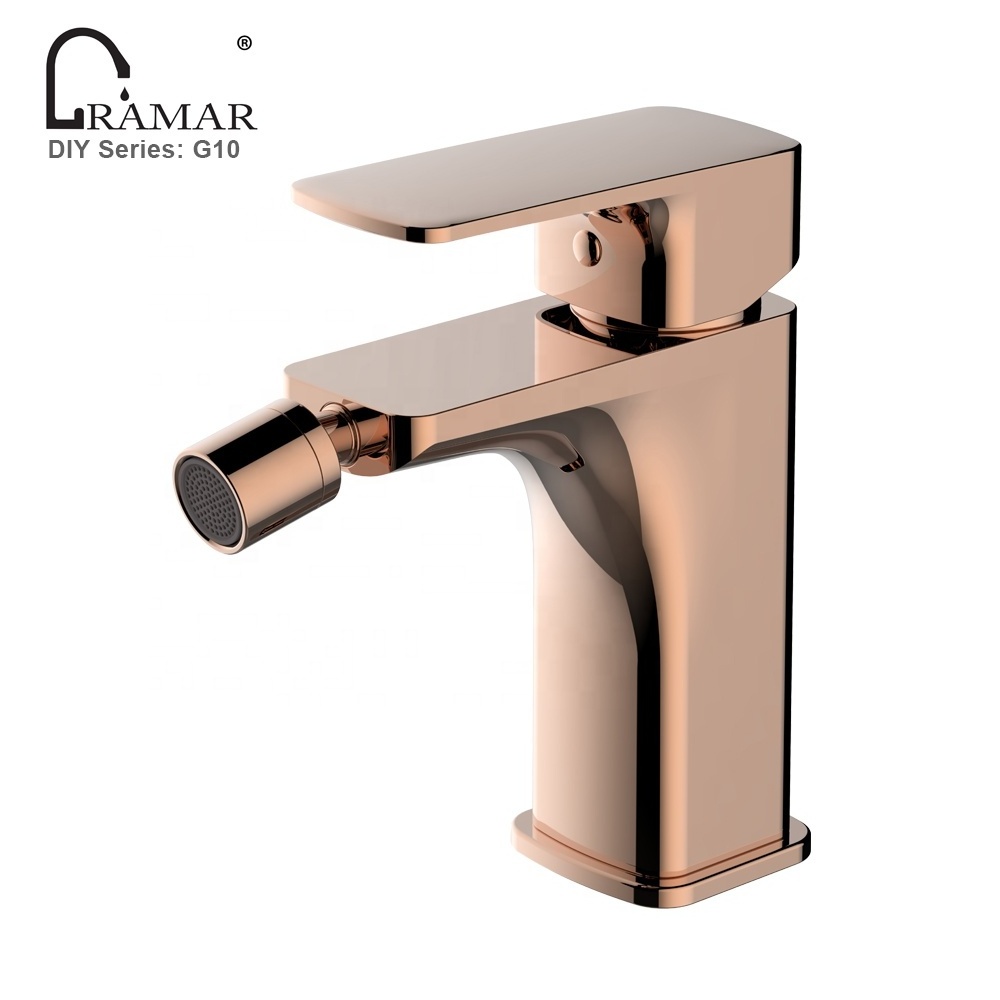 Wholesale European Brass Chrome Gold Bathroom Toilet Kit Tap Faucet Bidet Mixer