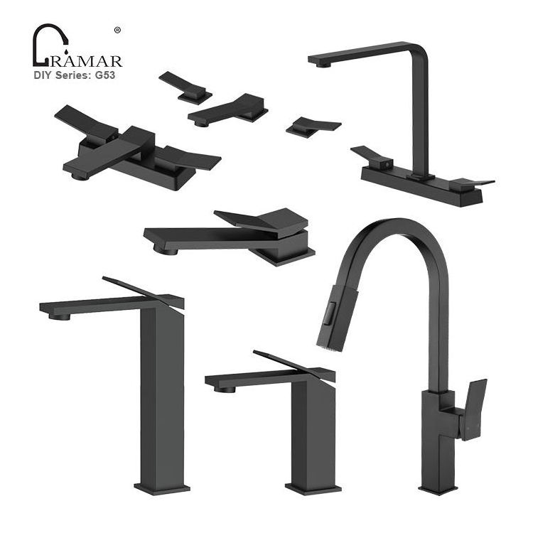 Bathroom Retractable Hose Set Roman Bathtub Faucet, Chrome Brass Widespread UPC Bathtub Faucet