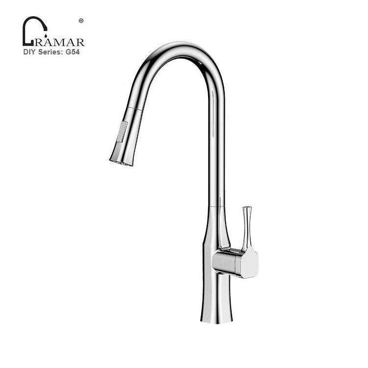 High quality pull down kitchen faucet mixer tap single handle kitchen faucet