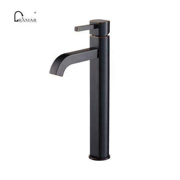 Premier Single Handle Vessel Bathroom Brass Faucet in Oil Rubbed Bronze