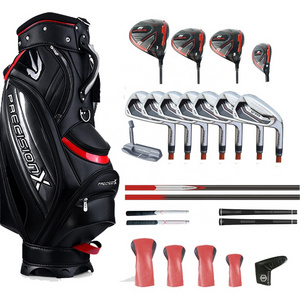 Men Complete Standard Golf Club Set with a PU golf bag