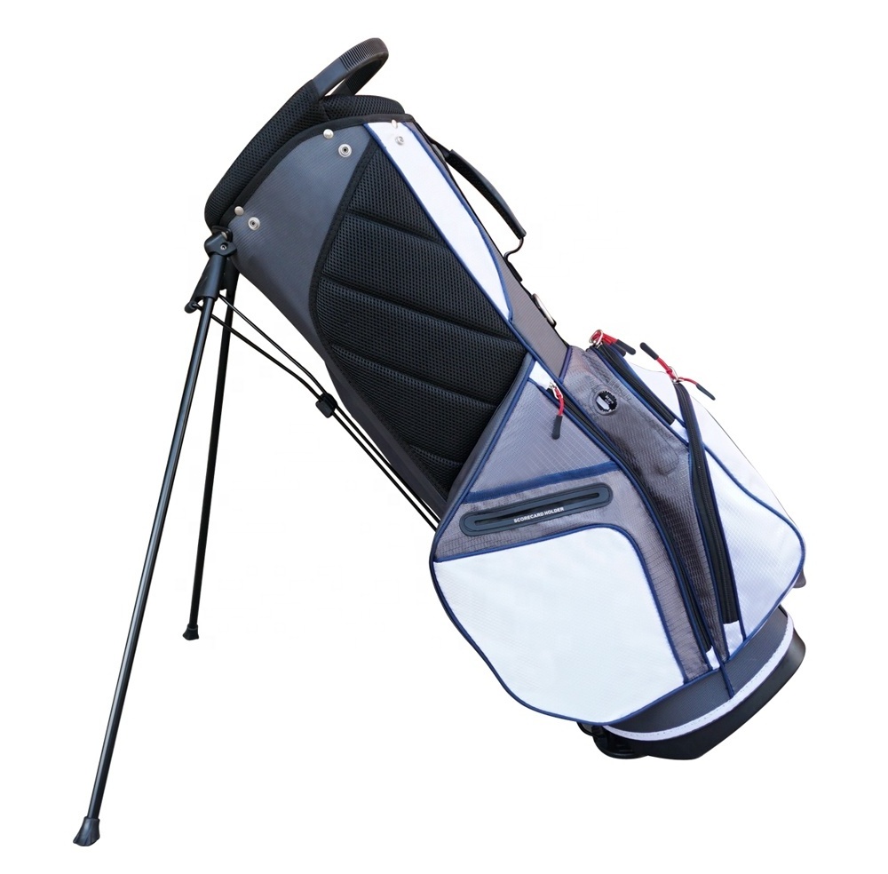 Hot sale Custom china 14 dividers nylon Golf Stand Bag wholesale