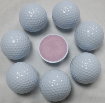 wholesale custom blank golf practice ball two pieces golf balls