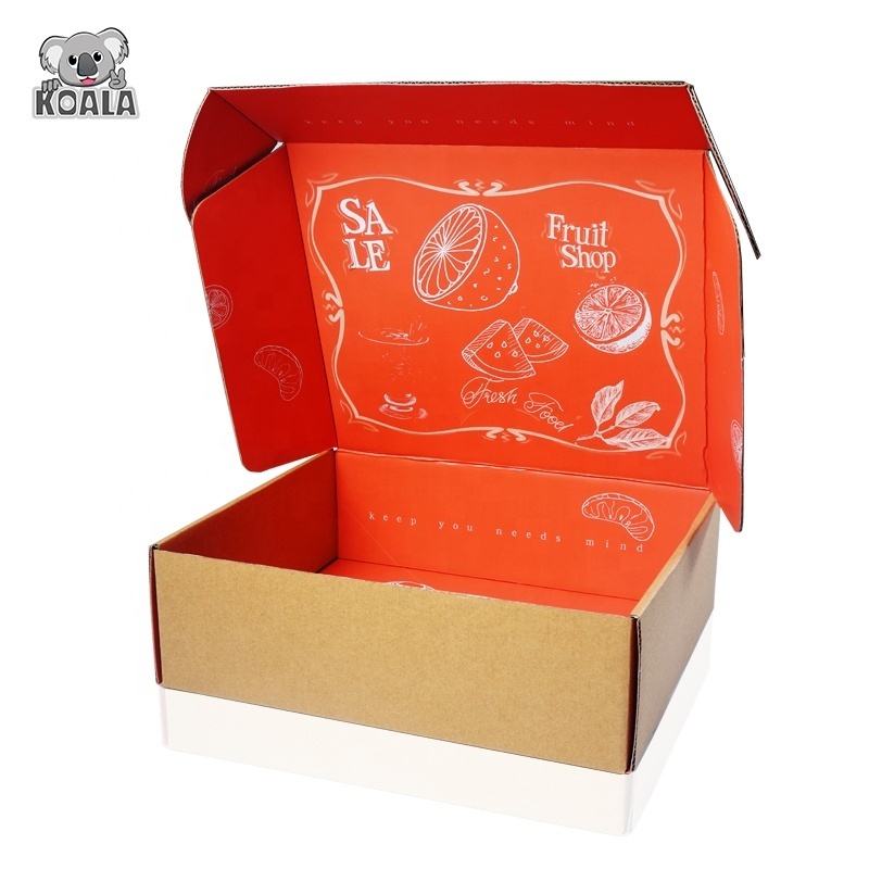 Vegetable Packaging Cardboard Cherry Tomato Banana Orange Dry Fruit Box