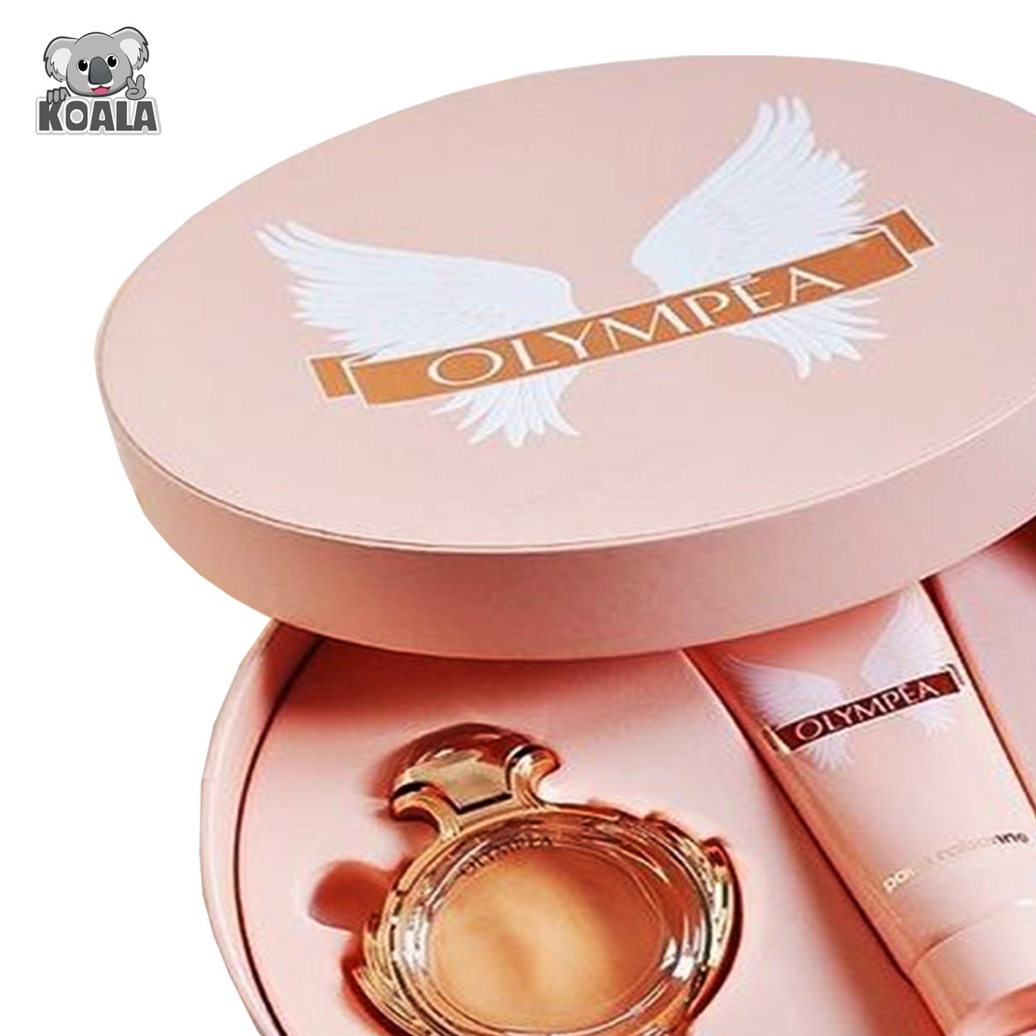 Luxury Girls And Women Pink Round Tube Paper Florist Floral Cosmetics Perfume Set Hat Gift Box