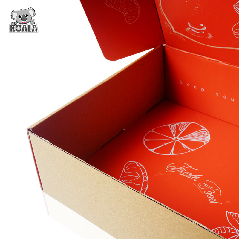 Vegetable Packaging Cardboard Cherry Tomato Banana Orange Dry Fruit Box