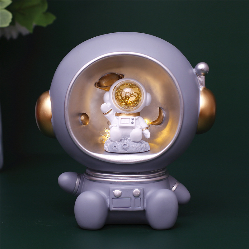 Astronaut Light Table Lamp Desktop Ornaments Piggy Bank Coin Storage Box Night Light Astronaut Night Light\